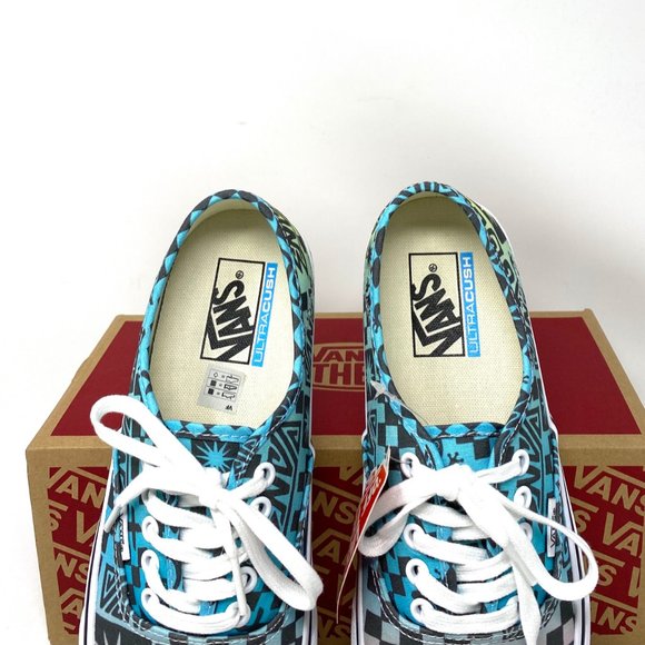 💖MEGA SALE💖Vans SF Tribal Check Multi Blue Canvas Sneakers Women's VN0A3MU642K - Picture 4 of 11